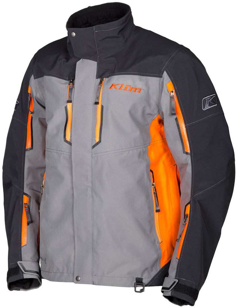Image of Klim Valdez Parka Snowmobile Jacket Giacca motoslitta, arancione, dimensione S