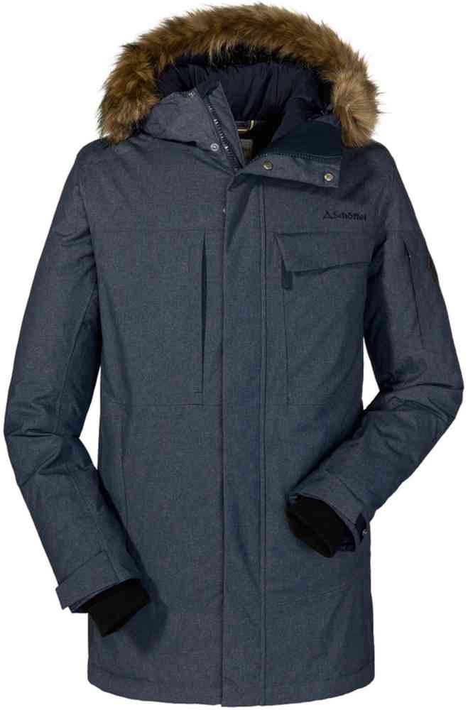 Schöffel Down Storm range1 m parka chaqueta impermeable y hombre de invierno transpirable ligera