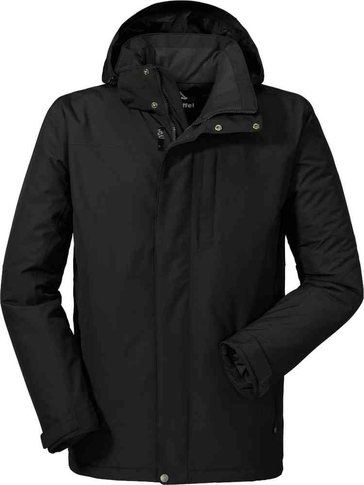 Schöffel Insulated Belfast2 chaqueta jacket de invierno para hombre impermeable y cortavientos acolchada otoñoinvierno color negro tamaño 56