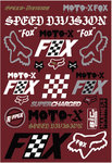 FOX Czar Track Pack Sticker
