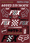 FOX Czar Track Pack Naklejki