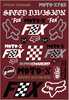 {PreviewImageFor} FOX Czar Track Pack Autocollants