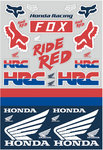 FOX Honda Track Pack Adesivi