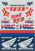 FOX Honda Track Pack Autocollants