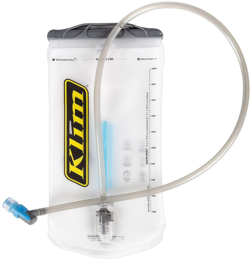 Klim Hydrapak Shape-Shift 2l Hydration Pack, white, white, Size One Size