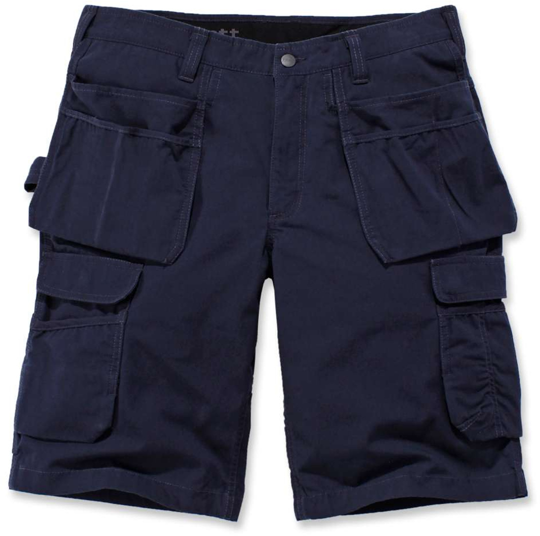 Carhartt Steel Multipocket Shorts, blå, storlek 42