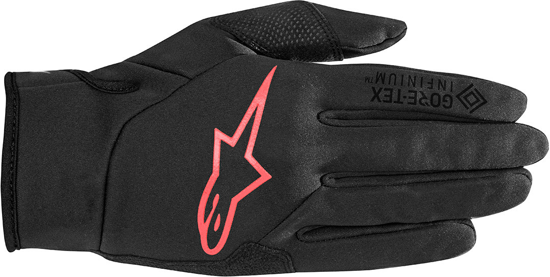 Alpinestars Stella Cascade Infinium Windstopper Ladies Bicycle Gloves, black-red, Size M for Women, black-red, Size M for Women