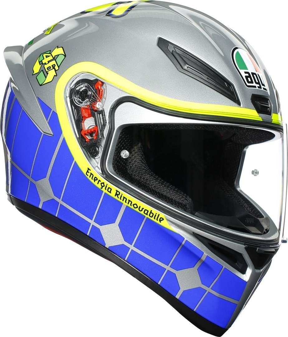 AGV K-1 Rossi Mugello 2015 Helmet, blue-silver, Size XS