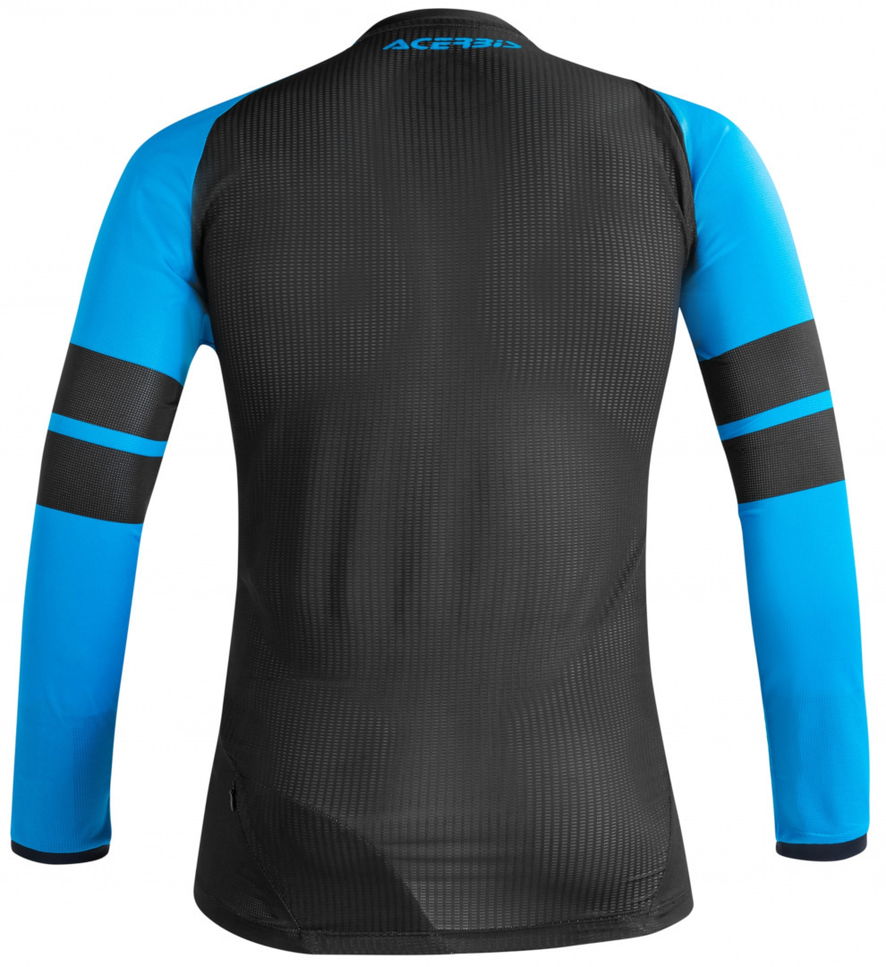 Side view of Acerbis Speeder MTB Jersey, black-blue, Size M for Men