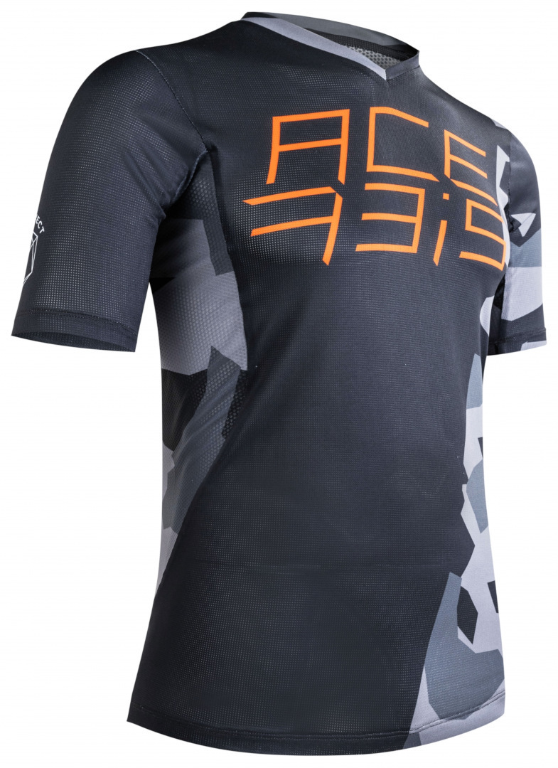 Image of Acerbis Combat Maglia MTB, nero-grigio, dimensione XL