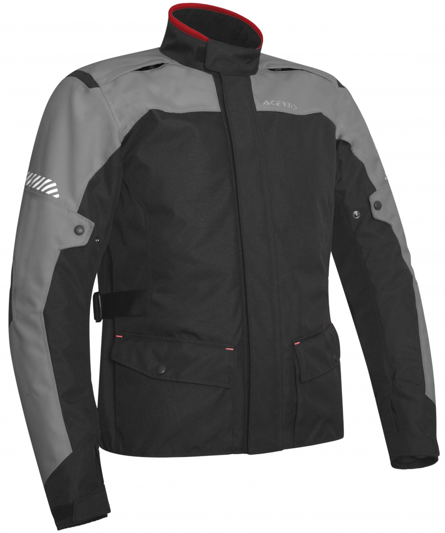 Image of Acerbis Discovery Forest Giacca tessile motociclistica, nero-grigio, dimensione 2XL