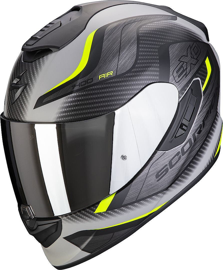 Scorpion EXO 1400 Air Attune Helmet, grey-yellow, Size XS, grey-yellow, Size XS