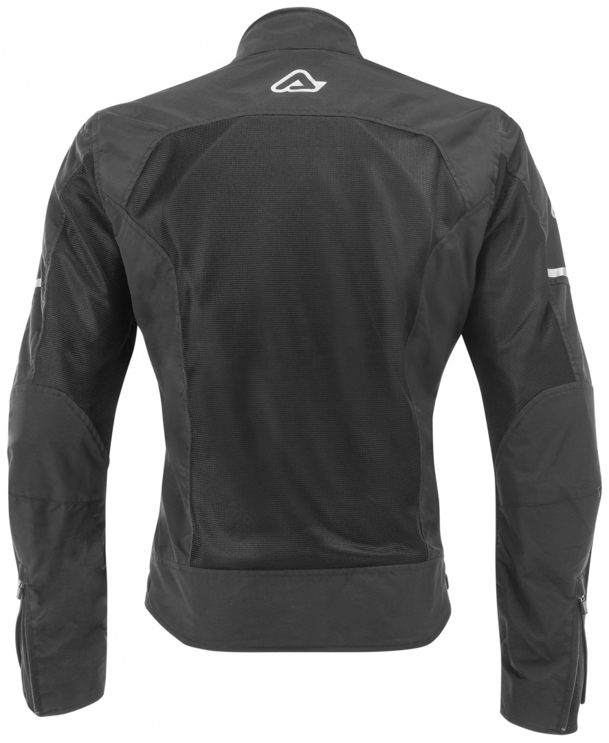Side view of Acerbis Ramsey Vented Motorcycle Textile Jacket, black, Size 2XL for Men