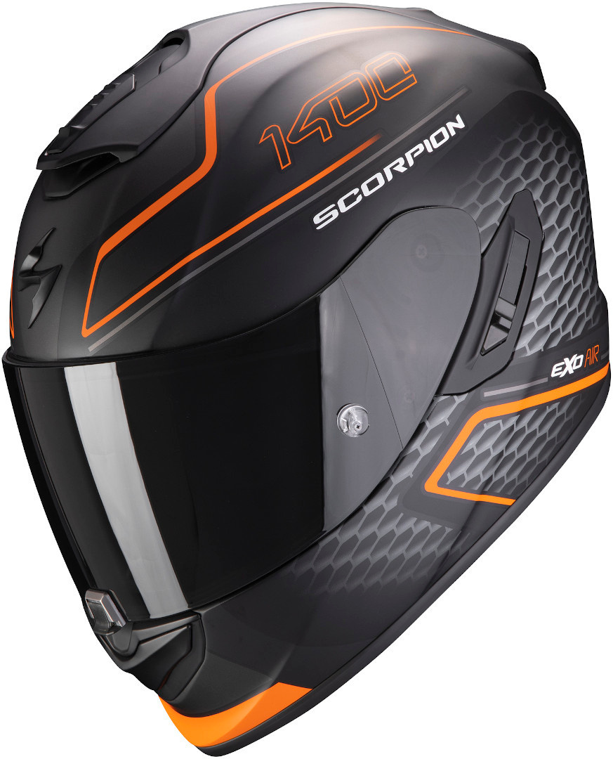 Scorpion EXO 1400 Air Galaxy Helmet, black-orange, Size XS, black-orange, Size XS