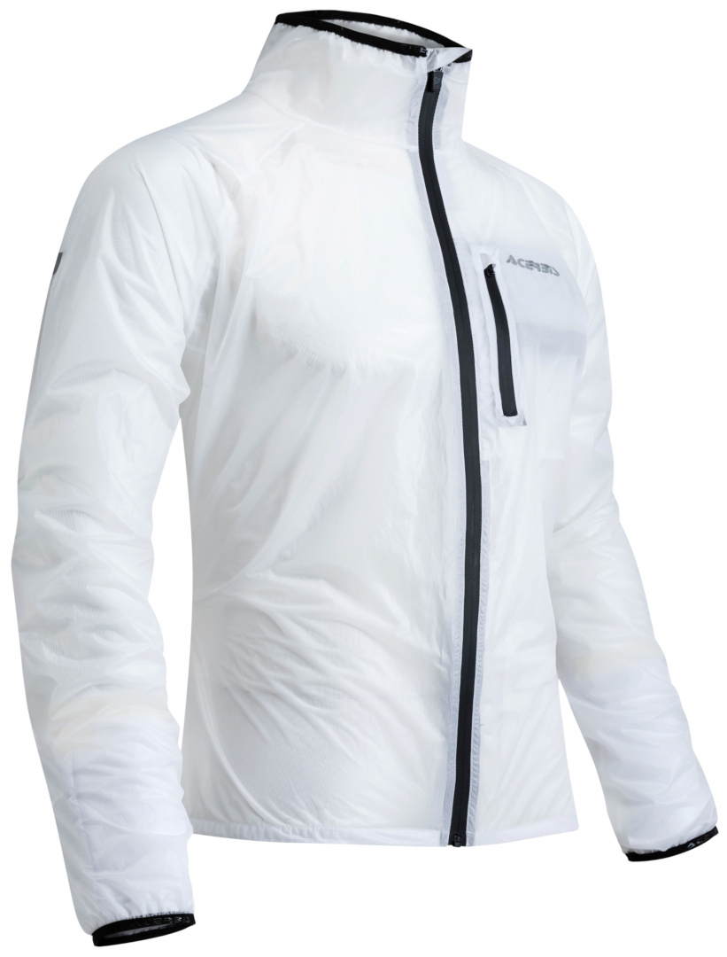 Acerbis Dek Pack Rain Jacket, white, Size M, white, Size M