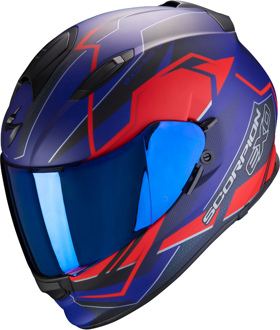 Image of Scorpion EXO 510 Air Balt Casco, rosso-blu, dimensione S