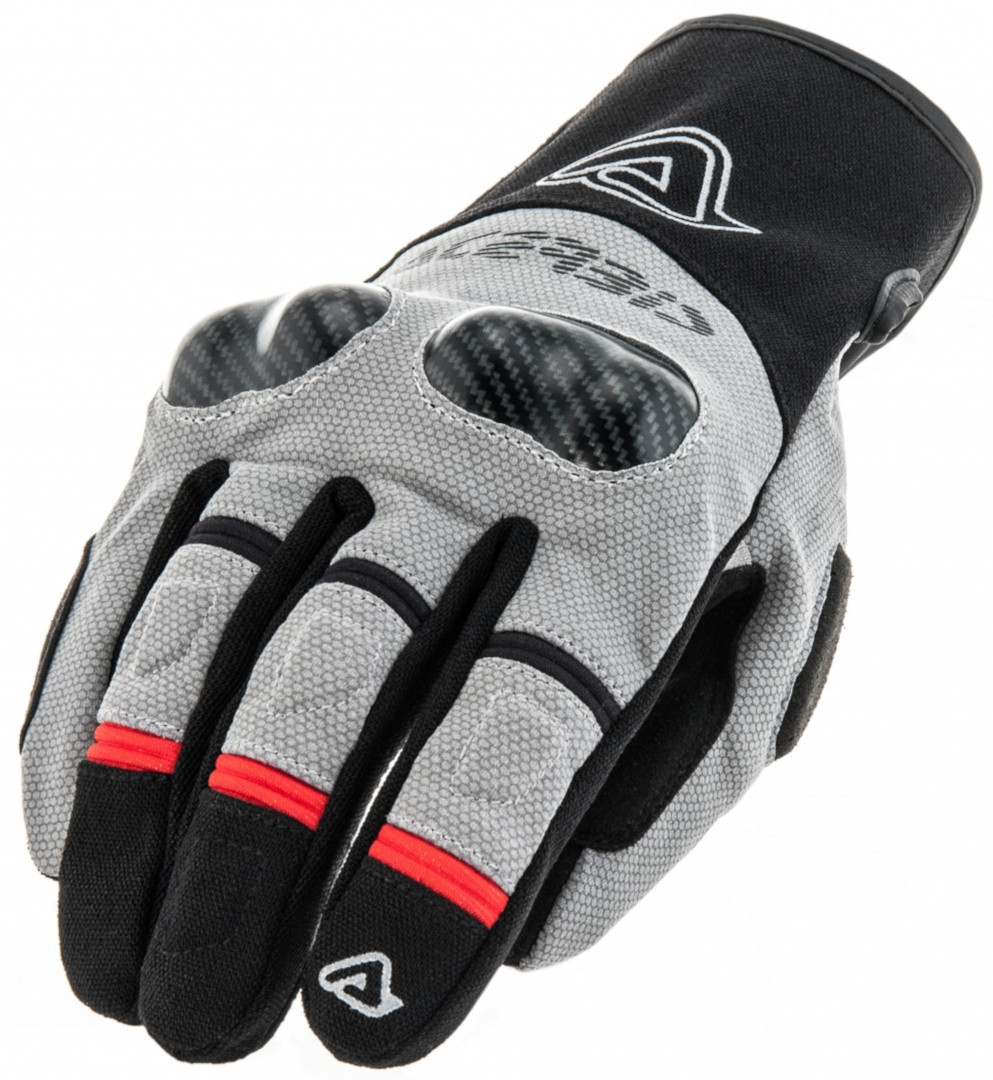 Acerbis Adventure Motorcycle Gloves, black-grey, Size L, black-grey, Size L