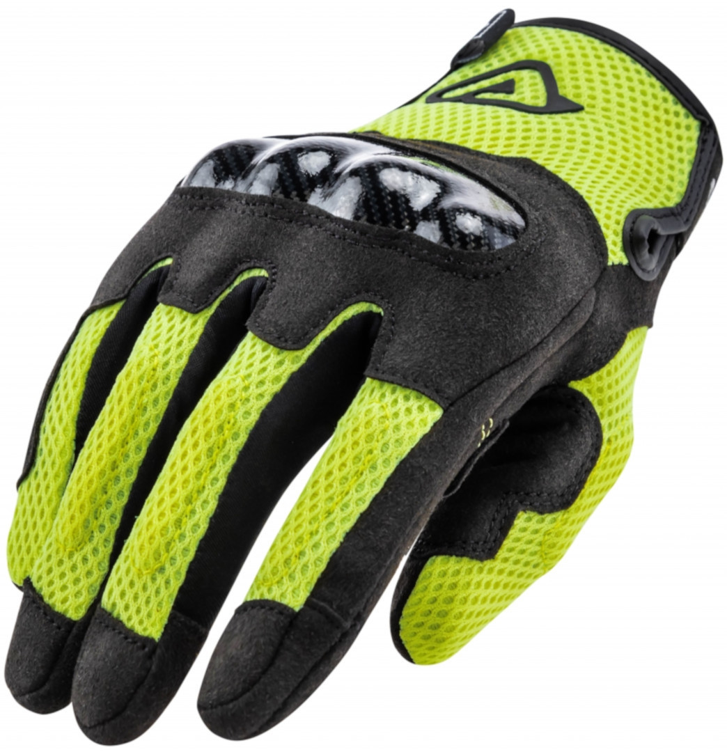 Acerbis Ramsey My Vented Handschoenen, zwart-geel, afmeting L