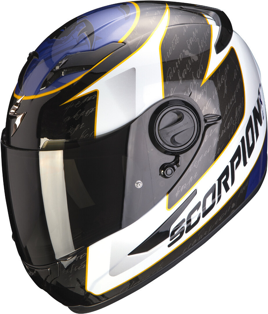 Scorpion EXO 490 Tour, white-blue, Size M, white-blue, Size M