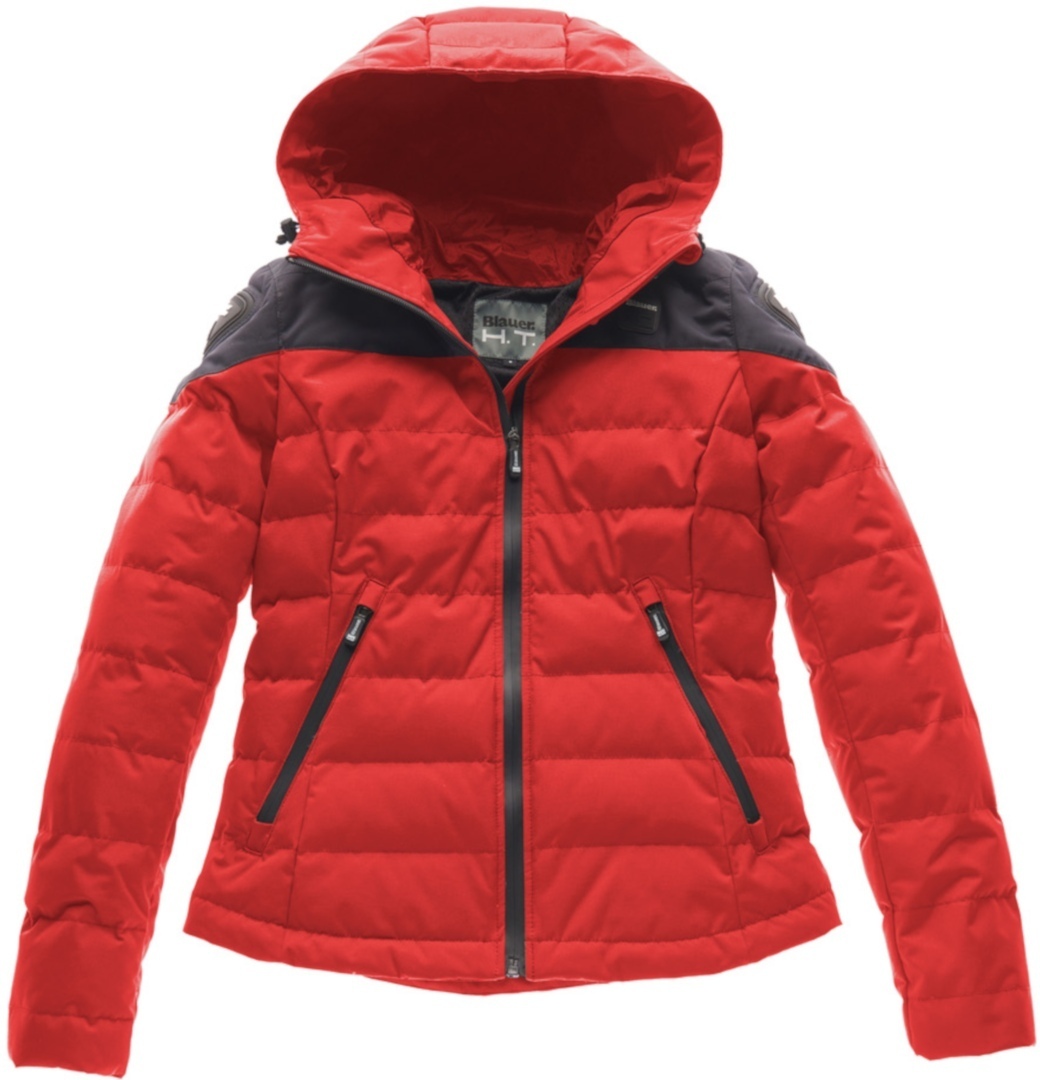 Blauer Easy Winter 2.0 Ladies Motorcycle Textile Jacket, red-blue, Size XS for Women, red-blue, Size XS for Women