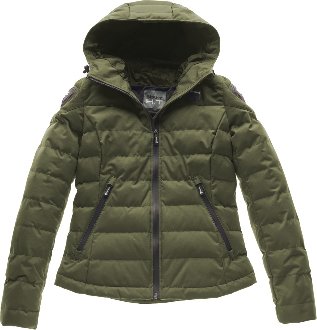 Blauer Easy Winter 2.0 Ladies Motorcycle Textile Jacket, green, Size XL for Women, green, Size XL for Women