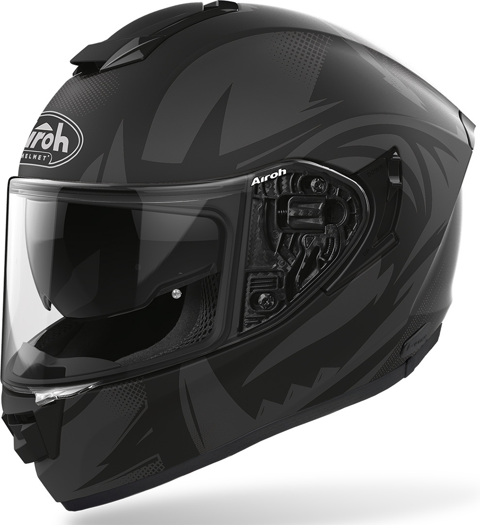 Airoh ST 501 Spektro Helm, schwarz, Größe L, schwarz, Größe L