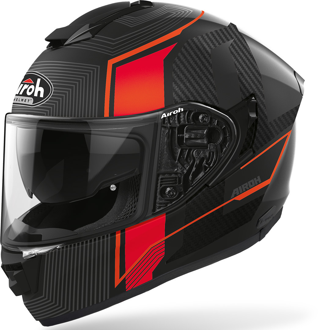 Airoh ST 501 Alpha, black-red, Size 2XL, black-red, Size 2XL