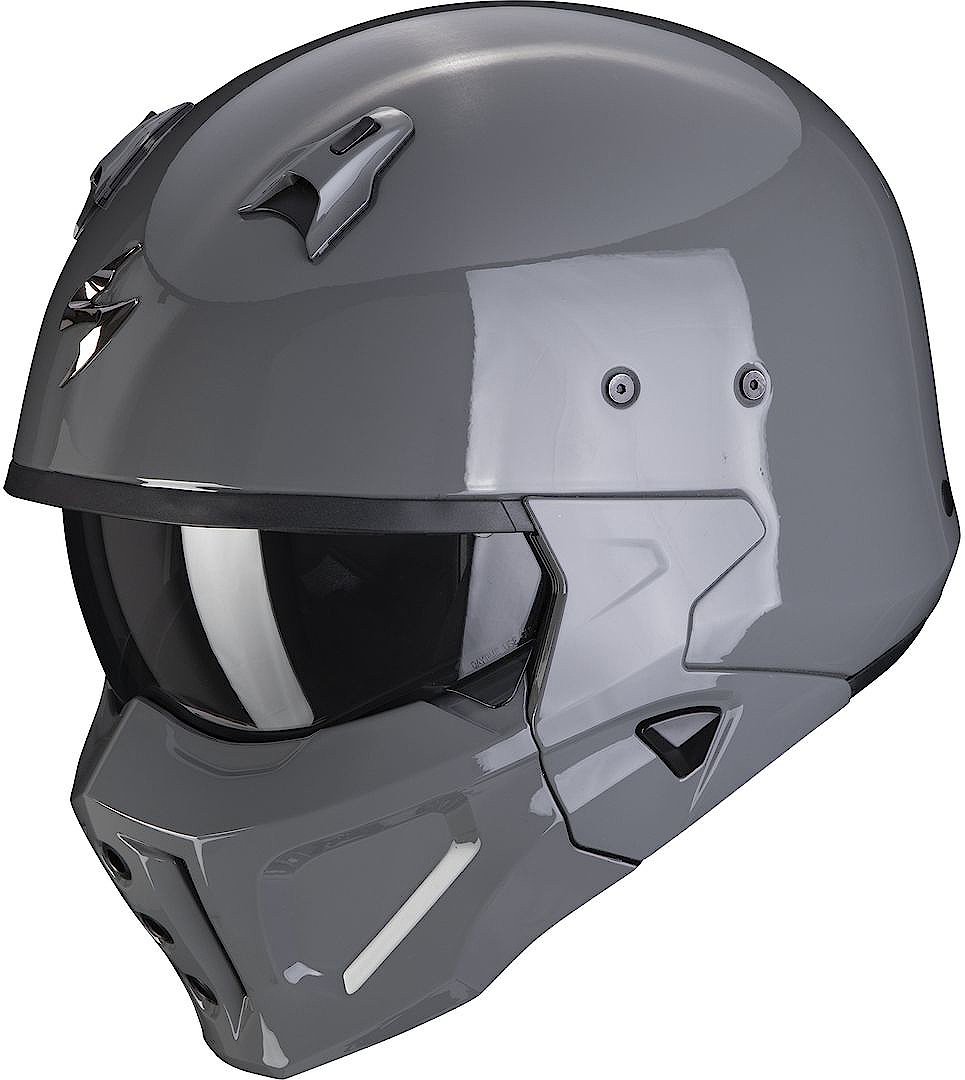 Scorpion Covert-X Solid Helmet, grey, Size XS 54 55, grey, Size XS 54 55