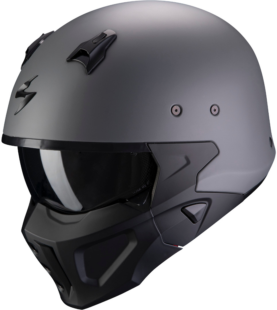Scorpion Covert-X Solid Helmet, grey, Size 2XL, grey, Size 2XL