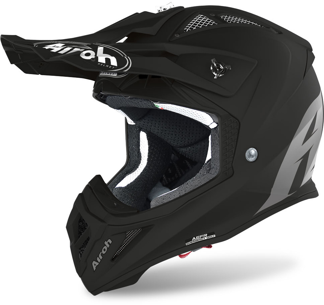 Airoh Aviator ACE Color Motocross Helmet, black, Size XS, black, Size XS