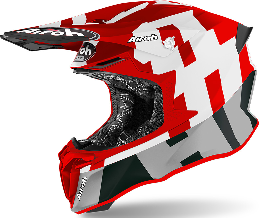 Airoh Twist 2.0 Frame Motocross Helm, rot, Größe L, rot, Größe L