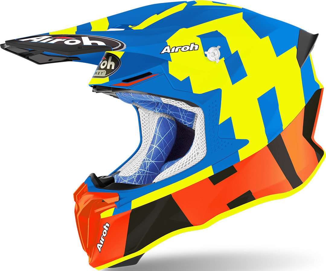 Airoh Twist 2.0 Frame Motocross Helm, blau, Größe XS, blau, Größe XS