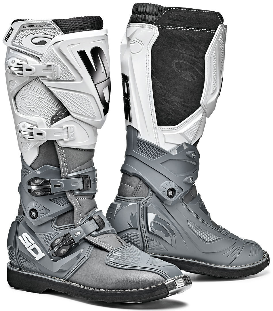 Sidi X-3 Motocross Boots, grey-white, Size 50, grey-white, Size 50