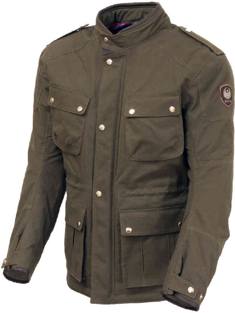 Merlin Motley Chaqueta encerada para motocicletas