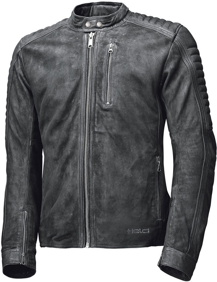 Held Colt Motorcycle Leather Jacket, black, Size 48, black, Size 48