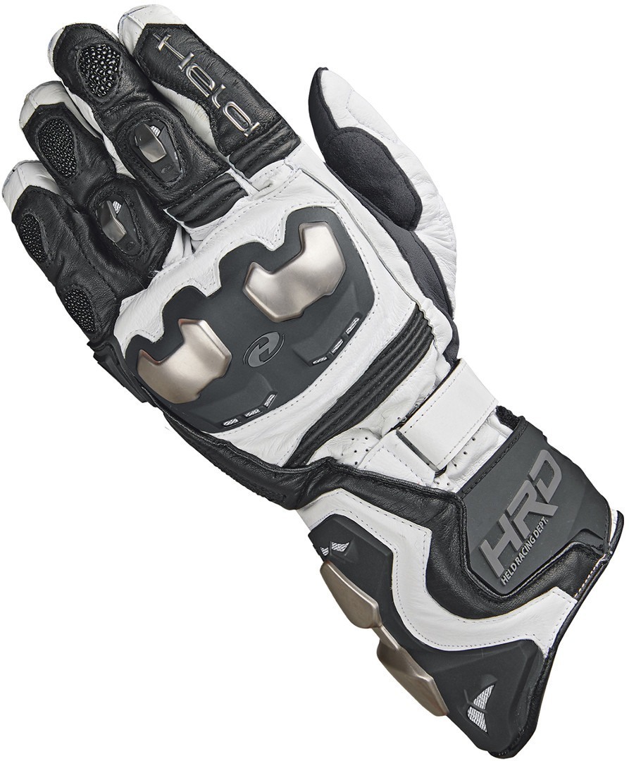 Held Titan RR Motorcycle Gloves, black-white, Size S M, black-white, Size S M