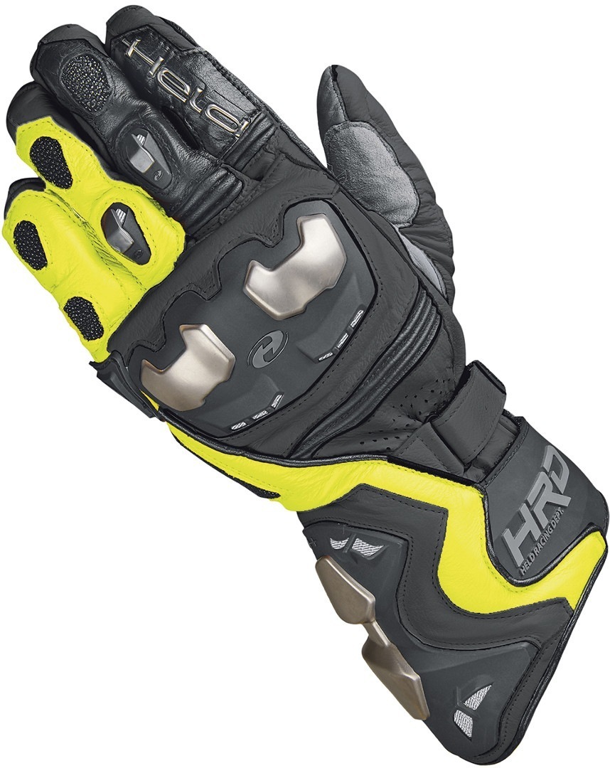 Held Titan RR Motorcycle Gloves, black-yellow, Size S M, black-yellow, Size S M