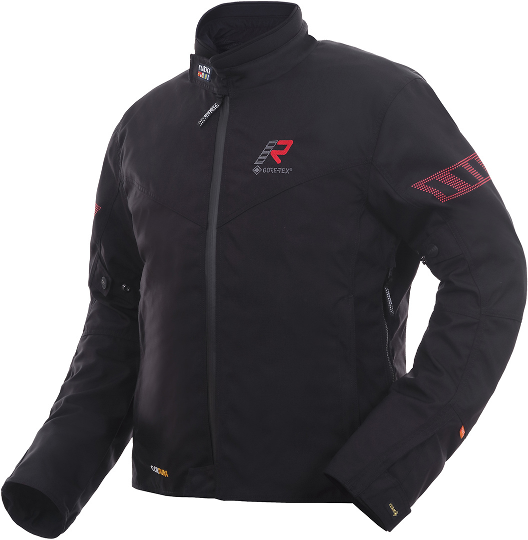 Rukka Start-R Motorcycle Textile Jacket, black-red, Size 48, black-red, Size 48