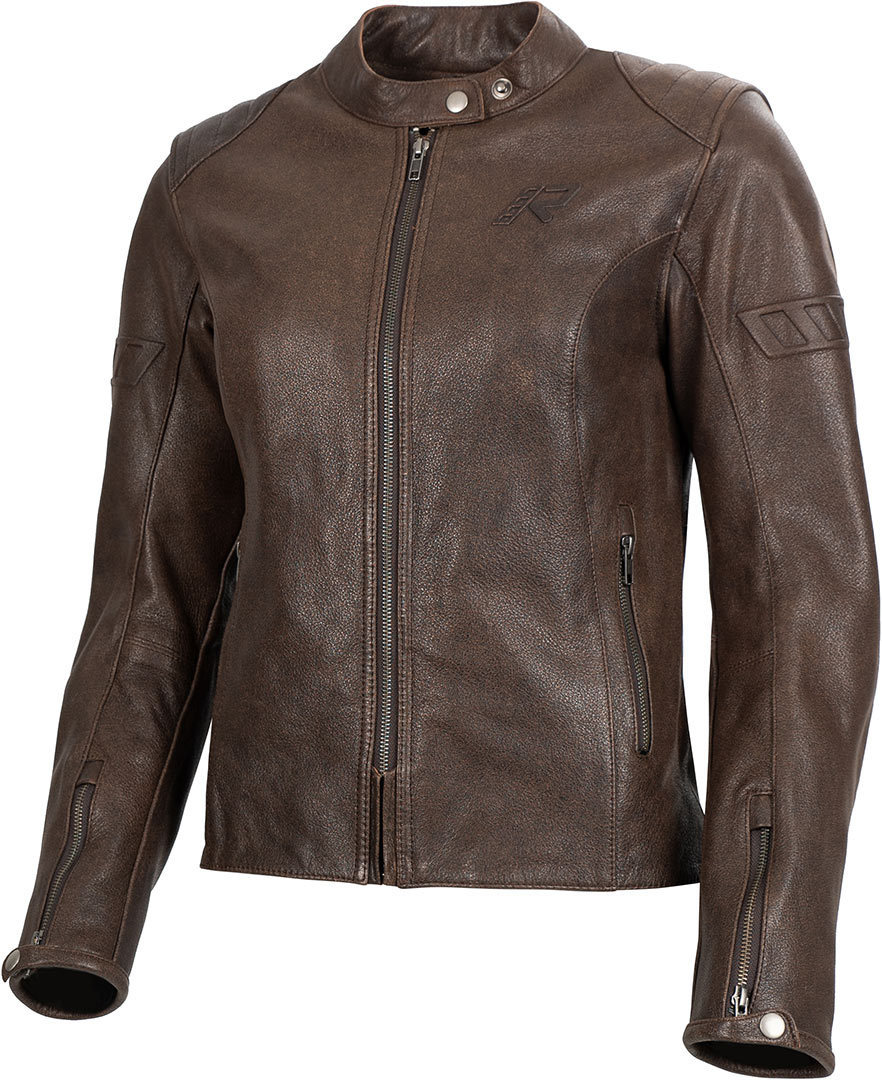 Rukka Mehan Ladies Motorcycle Leather Jacket, brown, Size 34 for Women, brown, Size 34 for Women