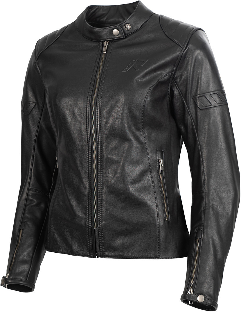 Rukka Mehan Ladies Motorcycle Leather Jacket, black, Size 36 for Women, black, Size 36 for Women