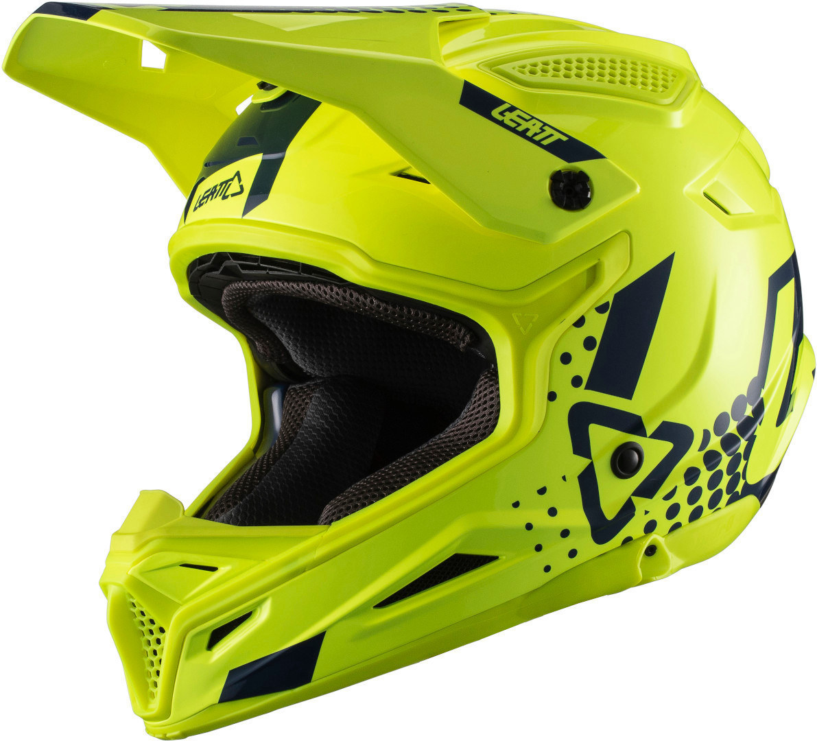 Leatt GPX 4.5 V20.2 Motocross Helmet, yellow, Size M, yellow, Size M