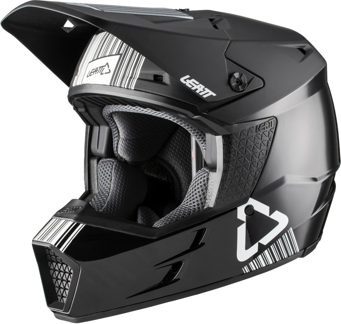 Leatt GPX 3.5 V20.1 Motocross Helmet, black-white, Size XS, black-white, Size XS