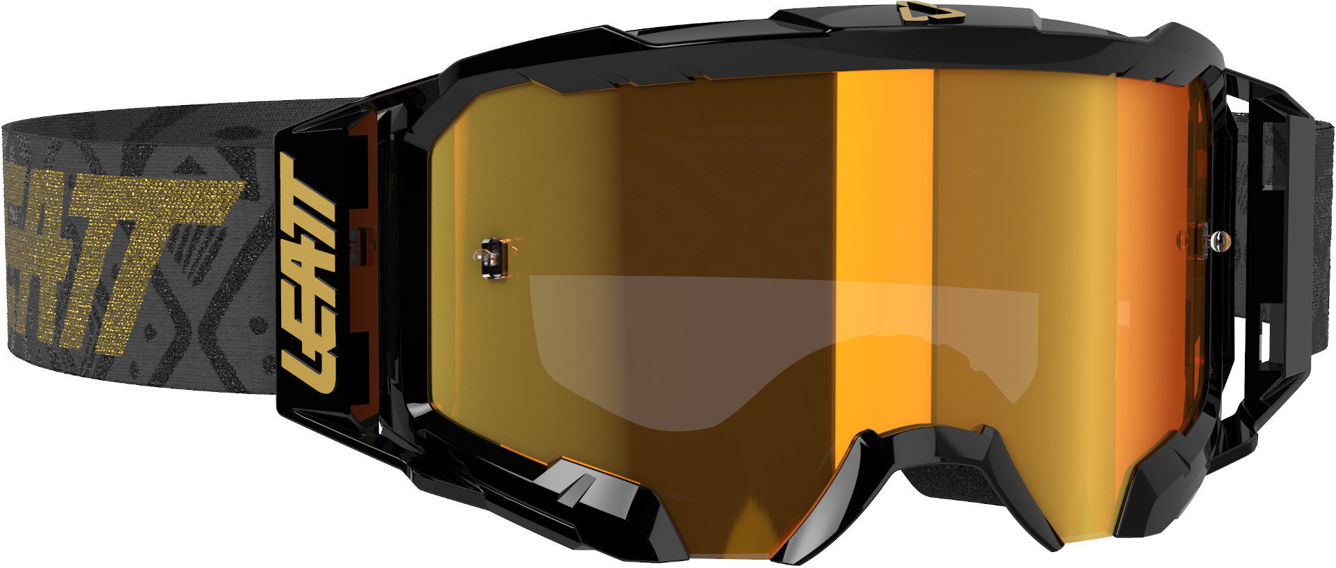 Leatt Velocity 5.5 Iriz Motocross Goggles, black-brown, black-brown, Size One Size
