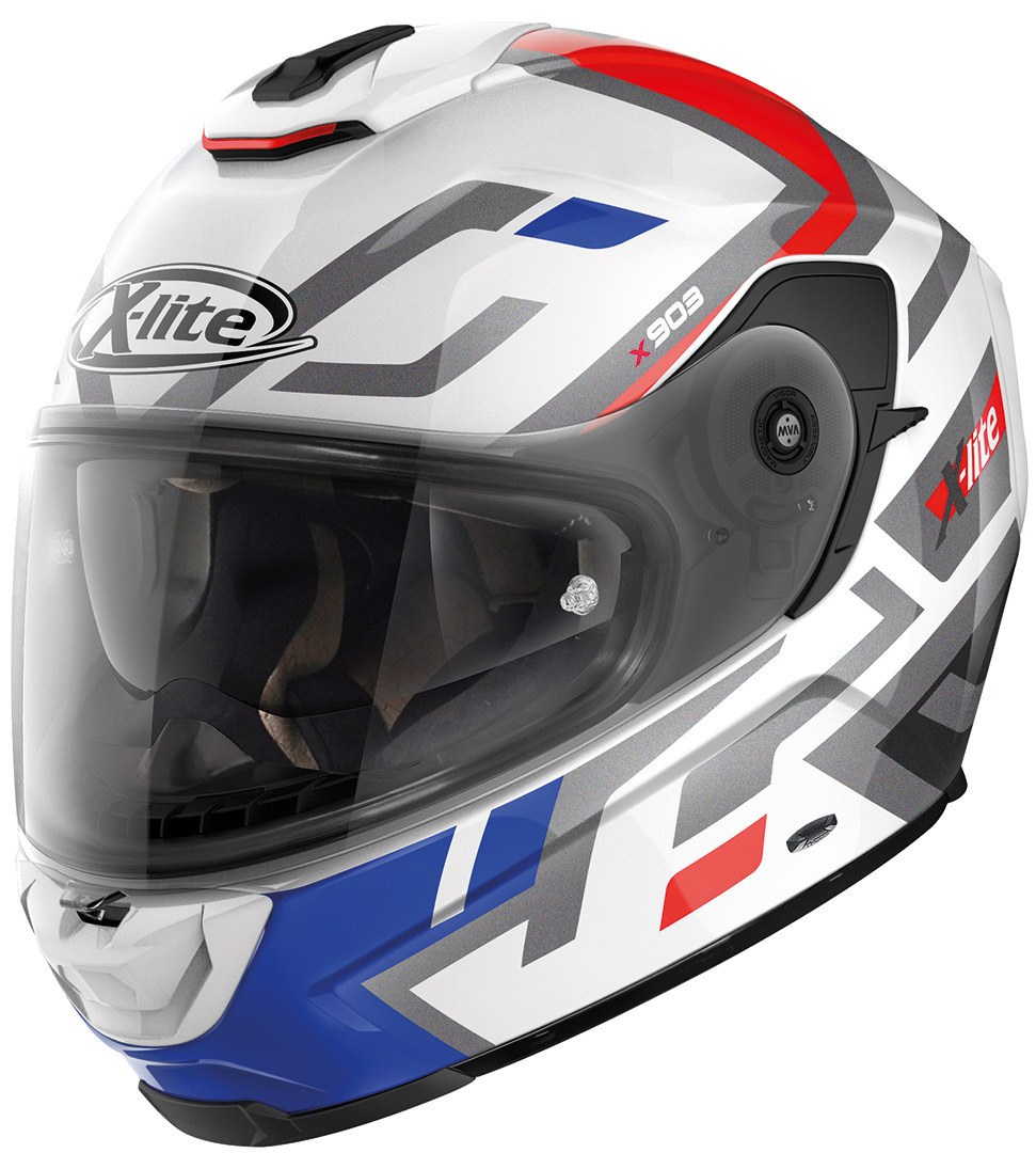 X-Lite X-903 Impetus N-Com Helm, weiss-rot-blau, Größe XL, weiss-rot-blau, Größe XL