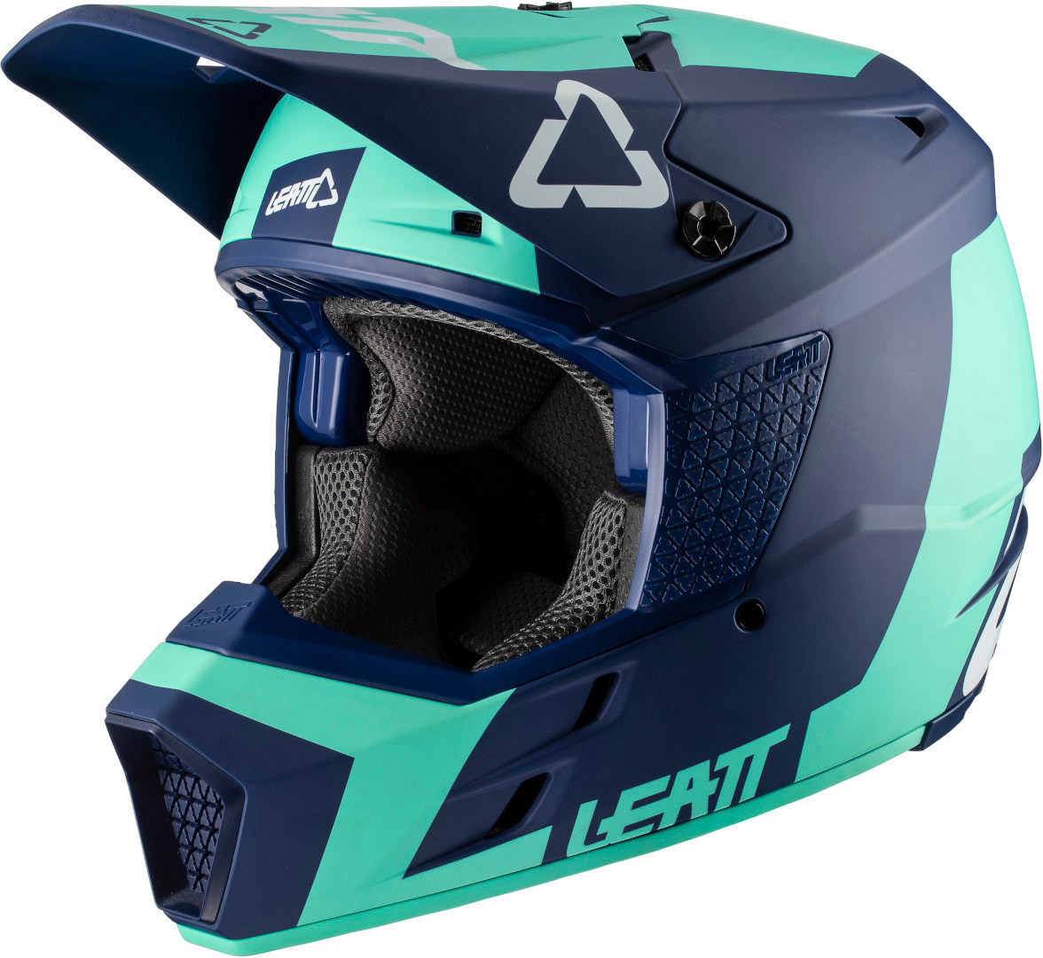 Leatt GPX 3.5 V20.1 Aqua Motocross Helmet, turquoise, Size XL, turquoise, Size XL