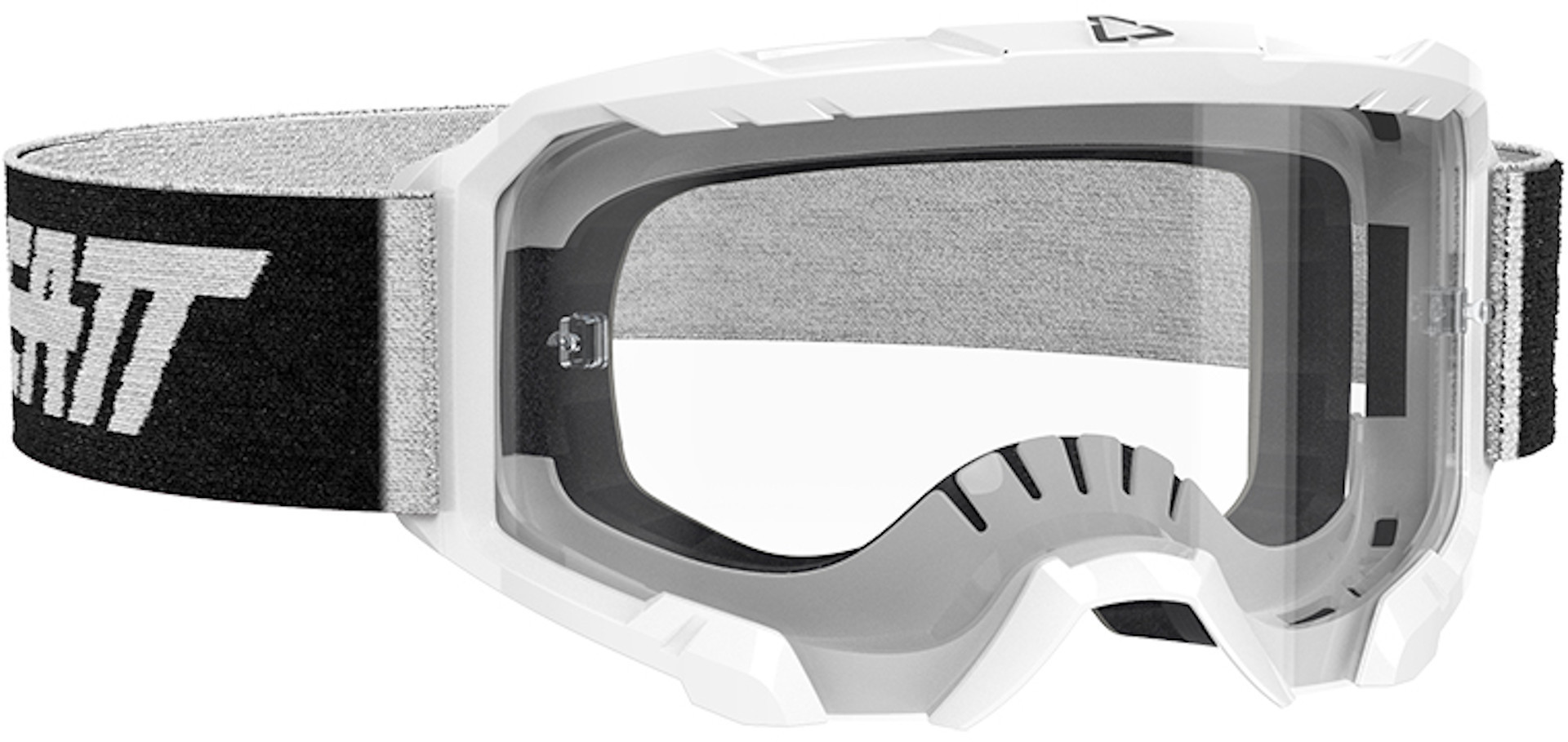 Leatt Velocity 4.5 Motocross Goggles, black-white, black-white, Size One Size