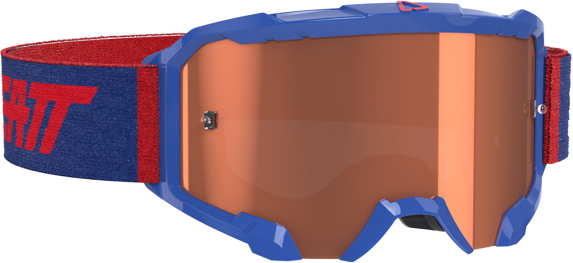 Leatt Velocity 4.5 Lunettes Motocross, rouge-bleu pour Hommes