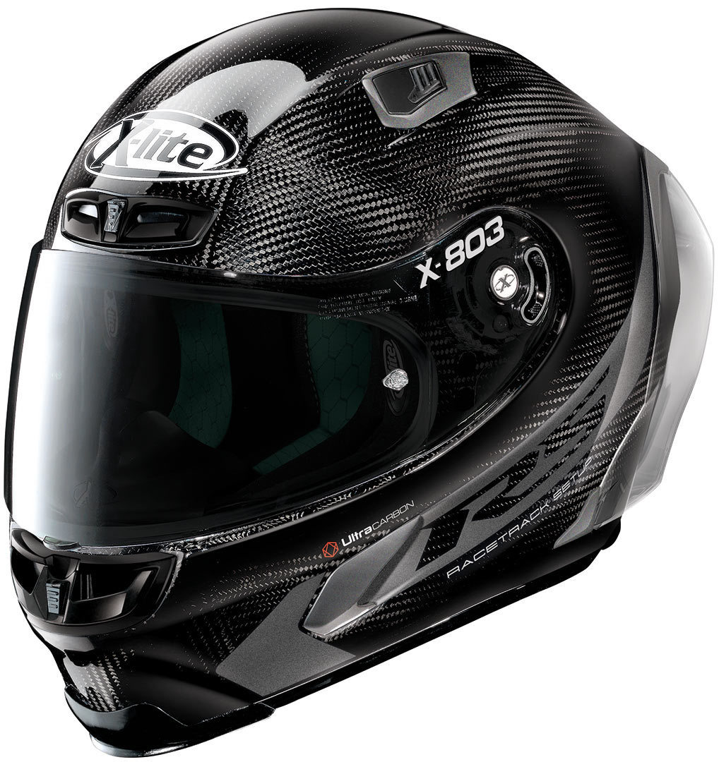 X-Lite X-803 RS Ultra Carbon Hot Lap Helm, schwarz, Größe XL, schwarz, Größe XL