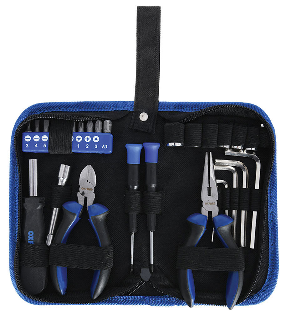 Oxford Biker Toolkit, black, black, Size One Size