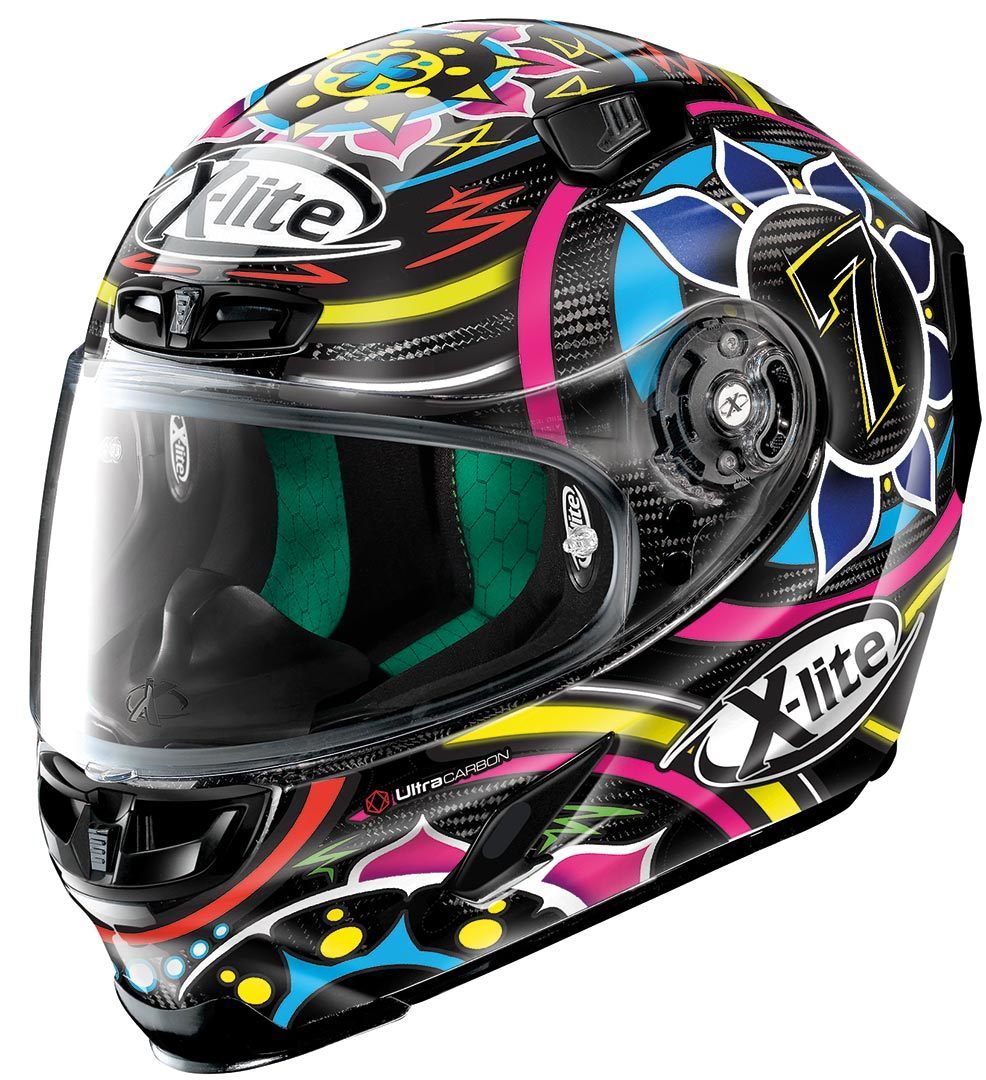X-Lite X-803 Ultra Carbon Davies Helm, mehrfarbig, Größe XL, mehrfarbig, Größe XL